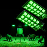 Langy Solar Lighting Solar Green Feeder Light for Hunting -10,000 lumens, view 2