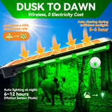 Langy Solar Lighting Solar Green Feeder Light for Hunting -10,000 lumens, view 4