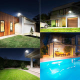 Langy Solar Lighting 60W 90W Solar Outdoor Dusk to Dawn Lights with Remote Control, view 6