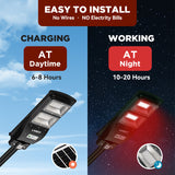 Langy Solar Lighting Solar Red Light for Hunting Hogs Deers, view 5