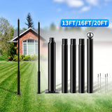 Langy Solar Lighting Solar Street Light Split Pole 13FT/16FT/20FT, view 2