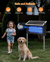 Langy Solar Lighting 4500V Commercial Grade Solar Bug Zapper - Heavy Duty Mosquito Killer Pro, view 2