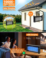 Langy Solar Lighting 4500V Commercial Grade Solar Bug Zapper - Heavy Duty Mosquito Killer Pro, view 3