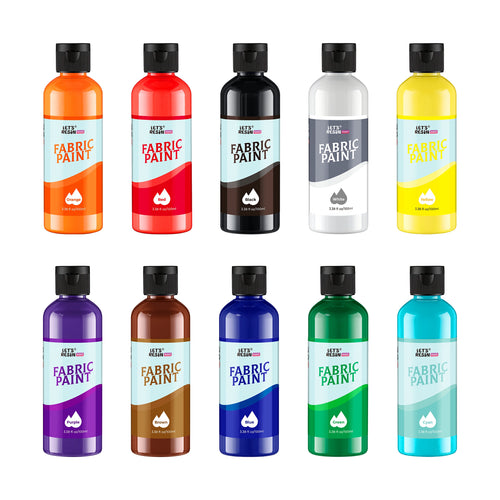Let's Resin 10 Colors Fabric Paint