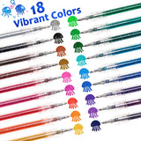 Let's Resin 18 Colors Retractable Glitter Gel Pen, view 6