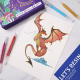 Let's Resin 32 Colors Jumbo Glitter Gel Pen, view 6