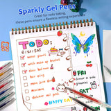 Let's Resin 44 Colors Retractable Glitter Gel Pen, view 3