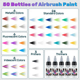 Let's Resin 45 Colors Airbrush Paint Set, view 3