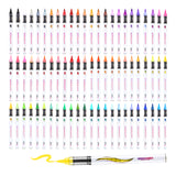 Let's Resin 72 Colors Brush Tip Acrylic Paint Markers Set, view 2