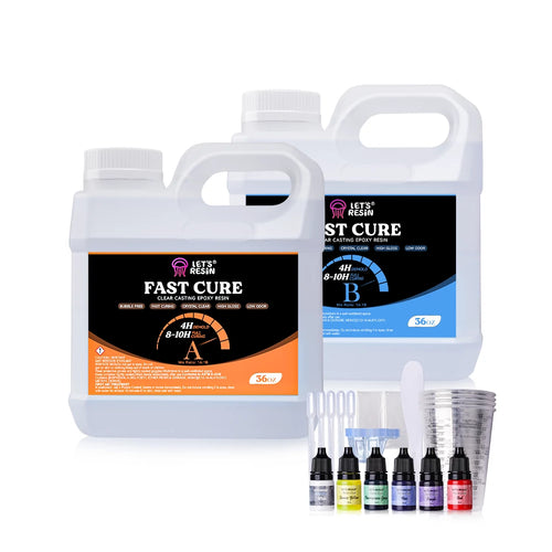 Let's Resin 72Oz Fast Curing Epoxy Resin