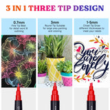 Let's Resin 3-in-1 Acrylic Paint Marker Set – Interchangeable Tips, view 3