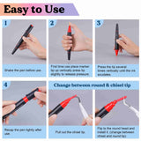 Let's Resin 3-in-1 Acrylic Paint Marker Set – Interchangeable Tips, view 4