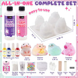Let's Resin 4 Cute Animals Taba Squishy Making All-in-one Kit, view 2