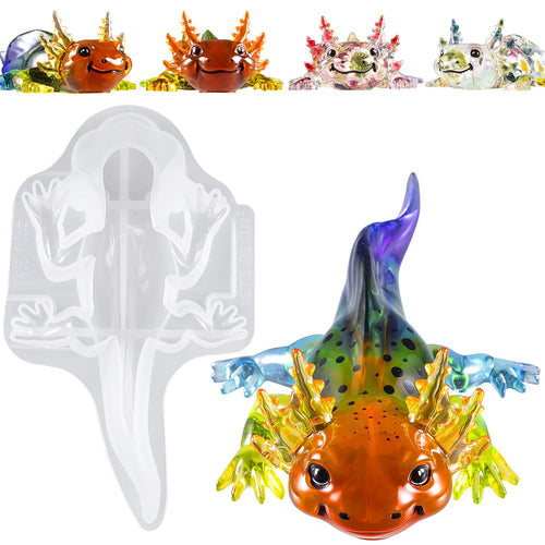 Let's Resin Axolotl Resin Mold