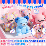 Let's Resin Bear & Axolotl Taba Squishy Molds, view 4