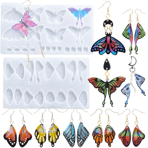 Let's Resin Butterfly Earring Resin Molds