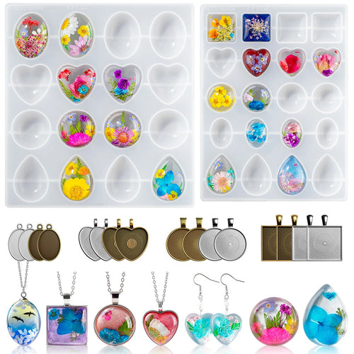 Let's Resin Cabochon Gems Resin Molds