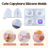 Let's Resin Capybara Taba Squishy Mold, view 3