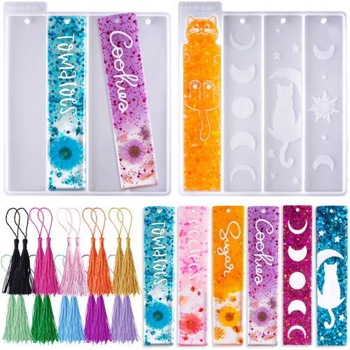 Let's Resin Cat Bookmark Resin Molds