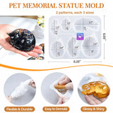 Let's Resin Sleeping Cat & Dog Resin Molds, view 2
