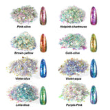 Let's Resin Luxury Chameleon Flakes Set - 8 Colors, view 2