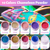 Let's Resin Chameleon Mica Powder Set - 10 Colors, view 3