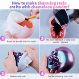 Let's Resin Chameleon Mica Powder Set - 10 Colors, view 5