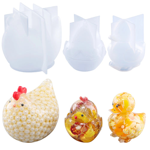 Let's Resin Chick & Duck Resin Molds
