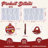 Let's Resin 16 Designs Christmas Ornament Resin Molds, view 3