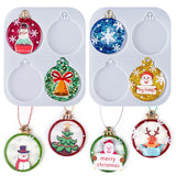 Let's Resin Round Christmas Ornament Resin Molds, view 2