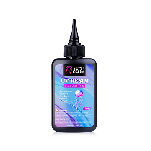 Let's Resin Clear UV Resin - Soft Type