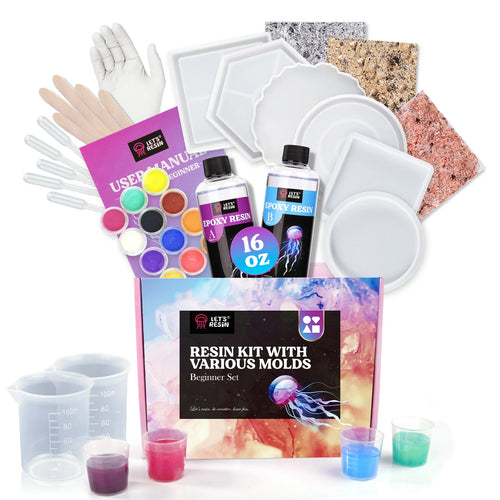 Let's Resin Coaster Resin All-in-one Kit