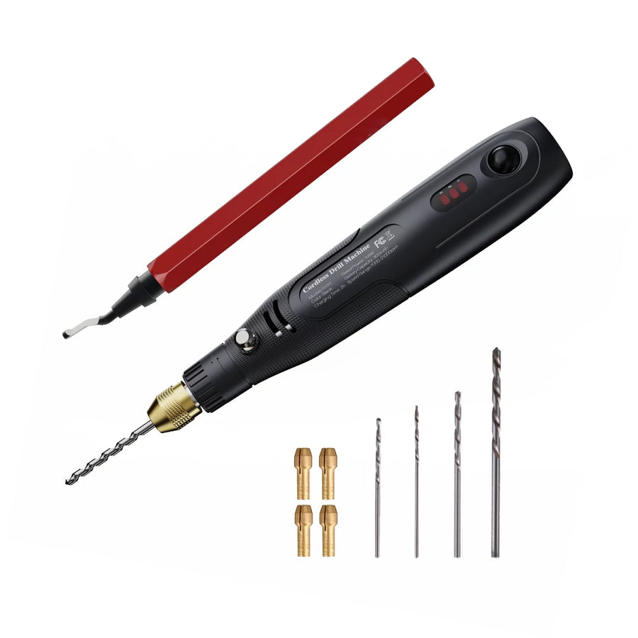 Let's Resin Cordless Resin Drill with Deburring Tool – 3-Speed Rotary Tool Kit