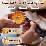 Let's Resin Cordless Resin Drill with Deburring Tool – 3-Speed Rotary Tool Kit, view 3