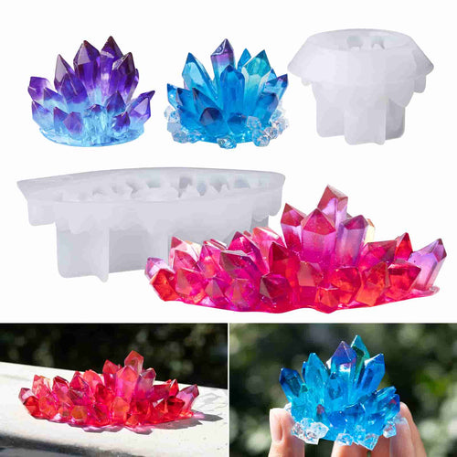 Let's Resin Crystal Cluster Resin Molds