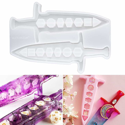 Let's Resin Dagger Dice Box Resin Molds