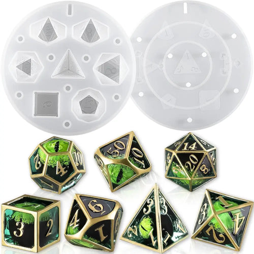Let's Resin Upgraded Polyhedral Dice Resin Molds