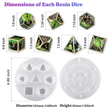 Let's Resin Upgraded Polyhedral Dice Resin Molds, view 3