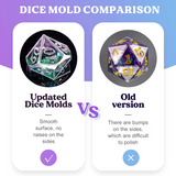 Let's Resin Upgraded Polyhedral Dice Resin Molds, view 5