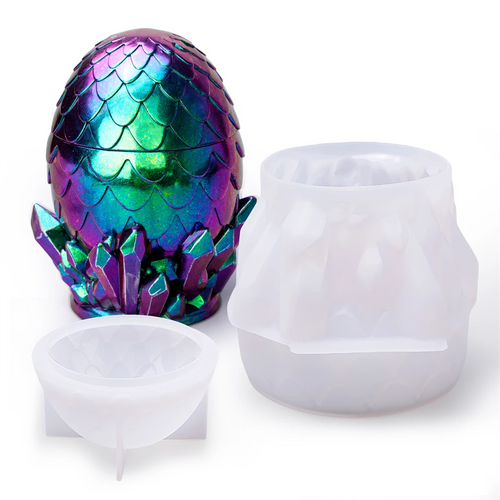 Let's Resin Dragon Egg Jar Resin Mold