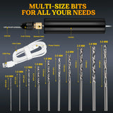 Let's Resin Electric Hand Drill Kit for Resin – 3-Jaw Chuck & Jewelry Accessories, view 2