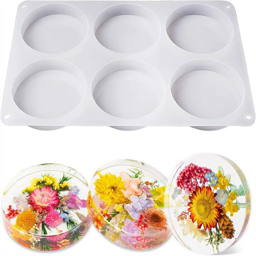 Let's Resin Extra Deep Round Coaster Resin Mold