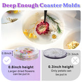 Let's Resin Extra Deep Round Coaster Resin Mold, view 6
