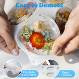 Let's Resin Extra Deep Square & Round Coaster Resin Molds, view 3