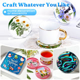 Let's Resin Extra Deep Square & Round Coaster Resin Molds, view 5