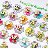 Let's Resin Flower Alphabet Keychain Resin Molds, view 2