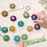 Let's Resin Flower Alphabet Keychain Resin Molds, view 4