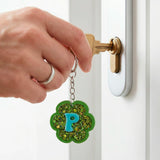 Let's Resin Flower Alphabet Keychain Resin Molds, view 5