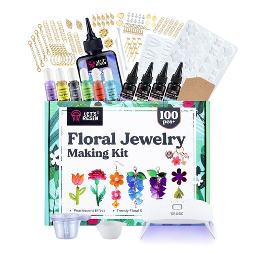 Let's Resin Flower Jewelry All-in-one Kit