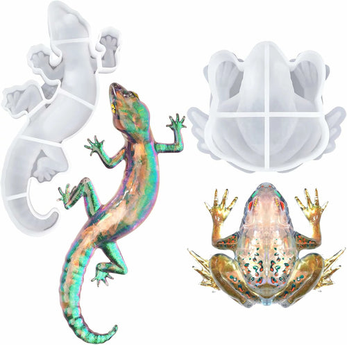 Let's Resin Frog & Lizard Resin Molds